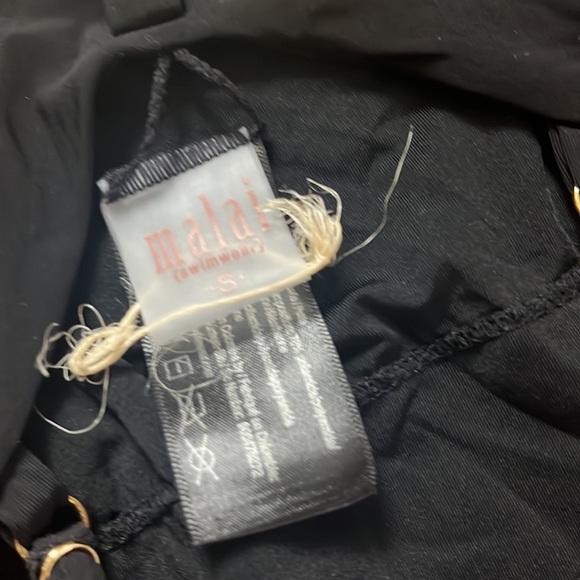 New Malai Black Gales One Piece Swimsuit Size Small - Picture 13 of 15